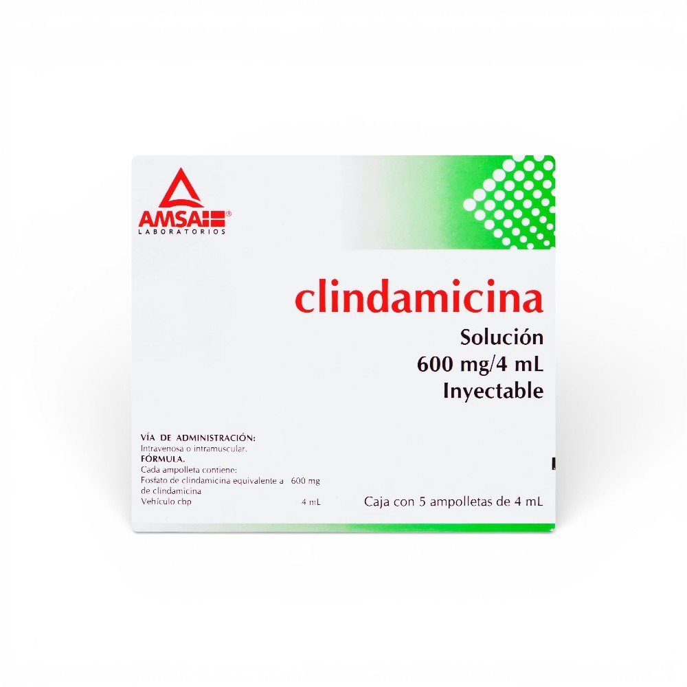 Clindamicina 600 mg Solución Inyectable