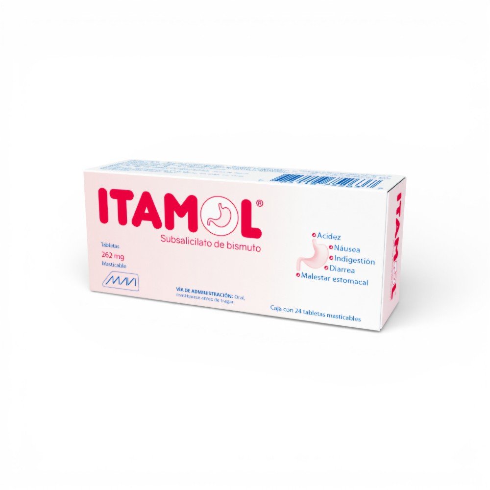 ITAMOL 24 TABLETAS MASTICABLES