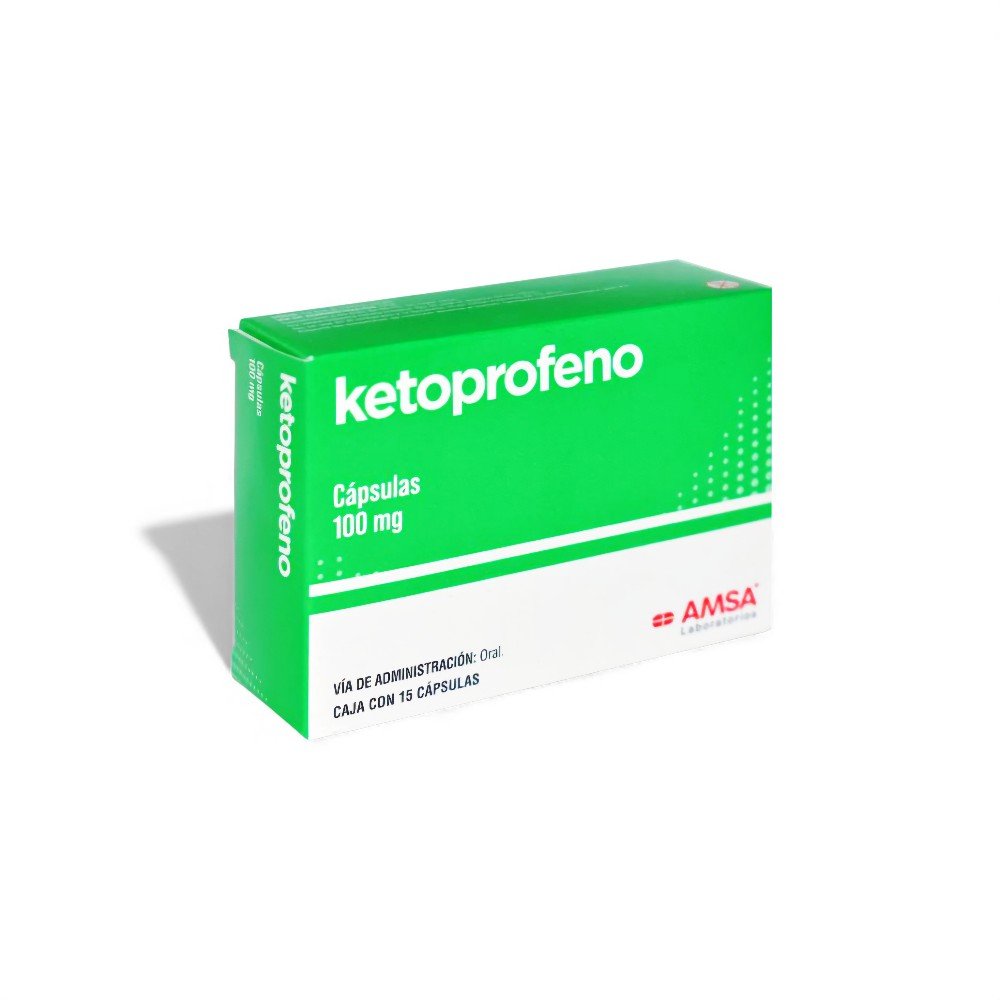 Ketoprofeno 100 mg 15 cápsulas