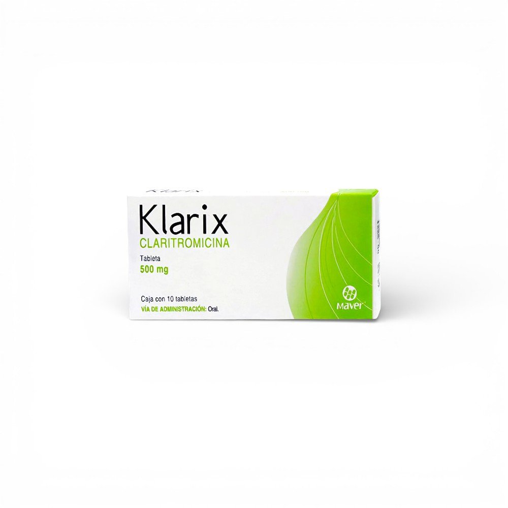 Klarix 500 mg 10 tabletas