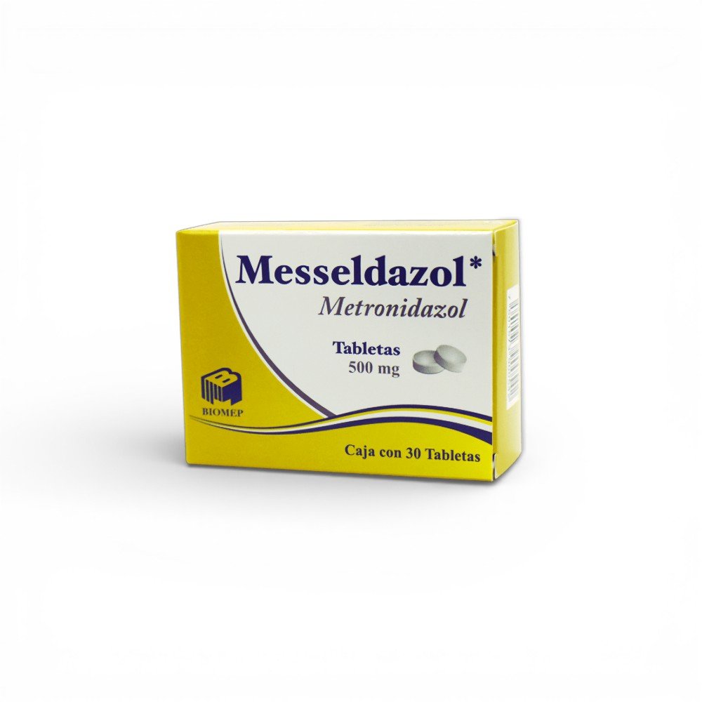 Messeldazol 500 mg 30 Tabletas