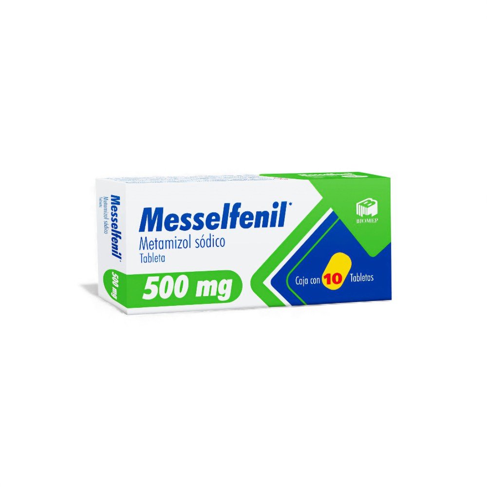 Messelfenil 500 mg 10 Tabletas