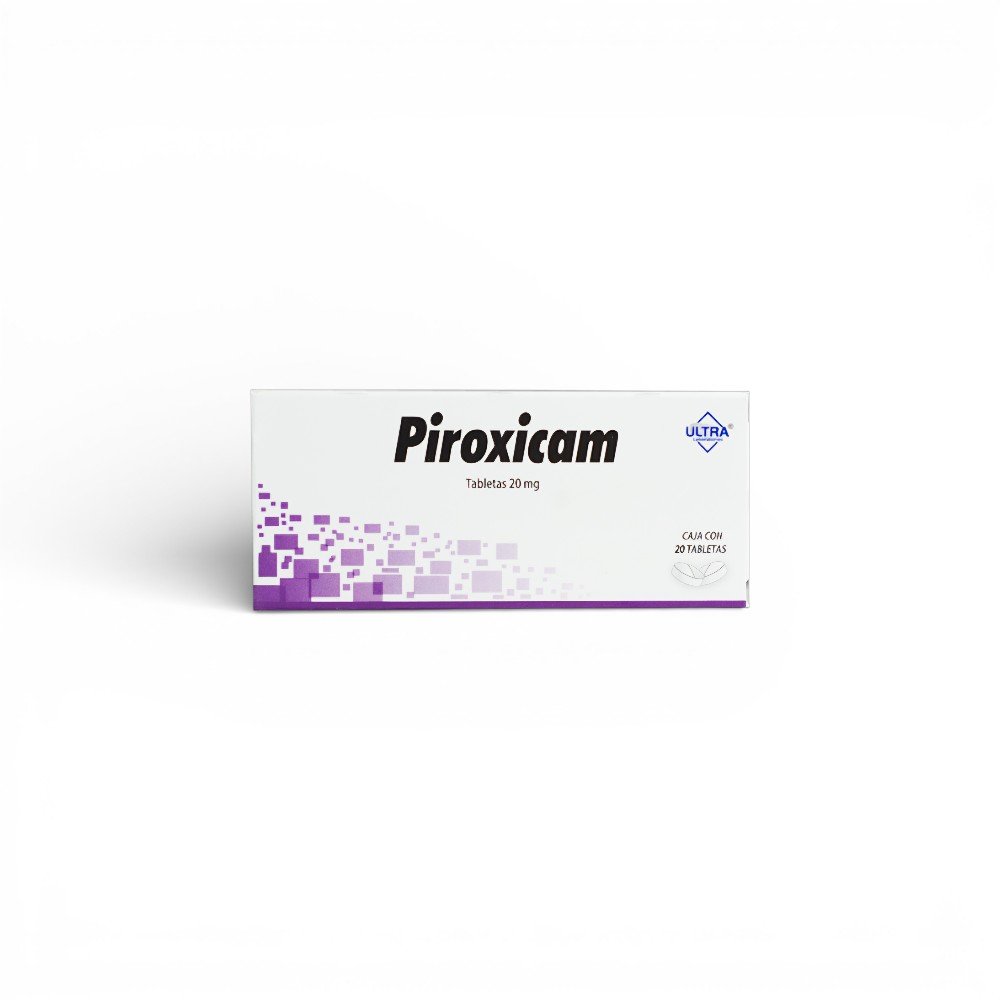 Piroxicam 20 mg 20 Tabletas