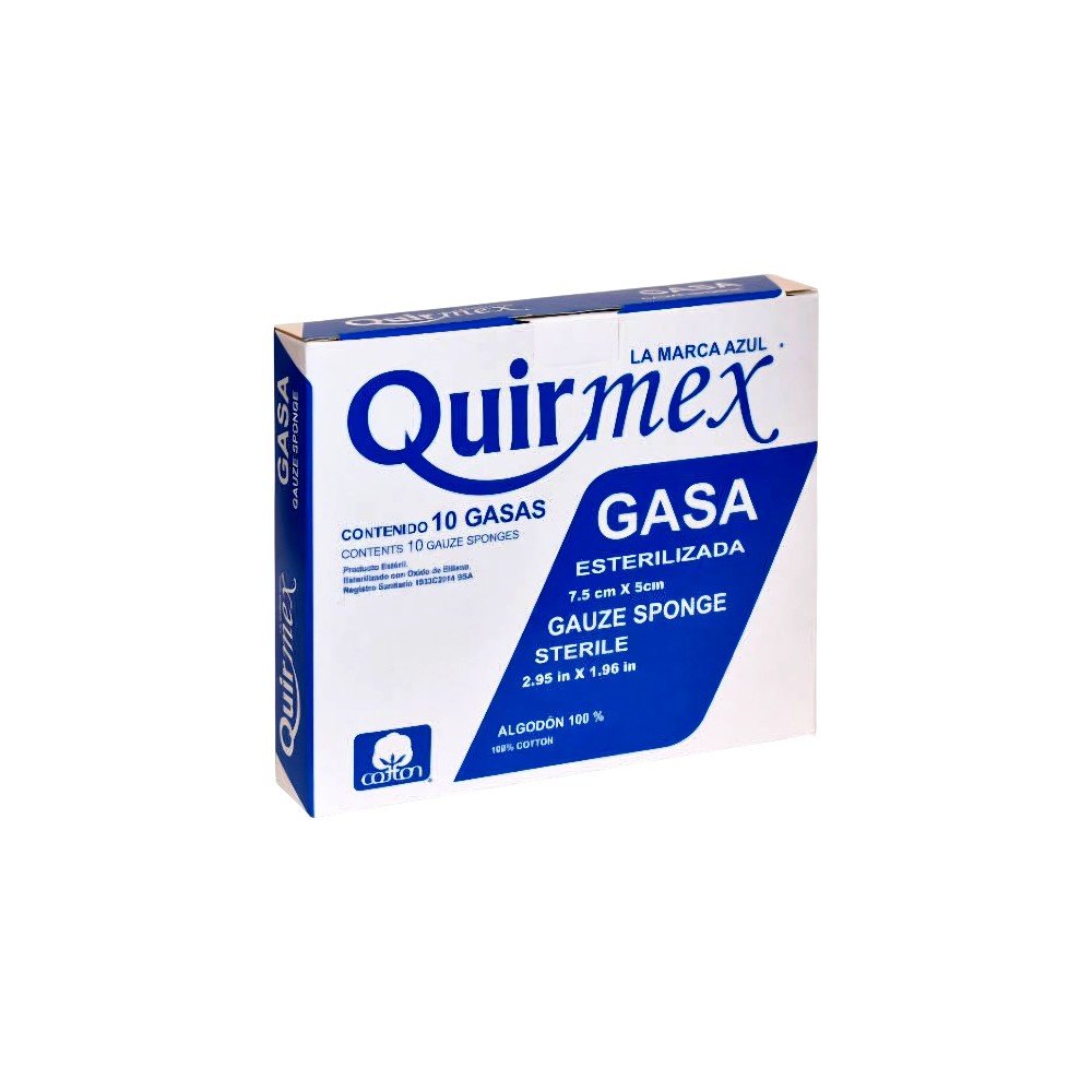 quirmex-gasa-7-5-c-10-gasas