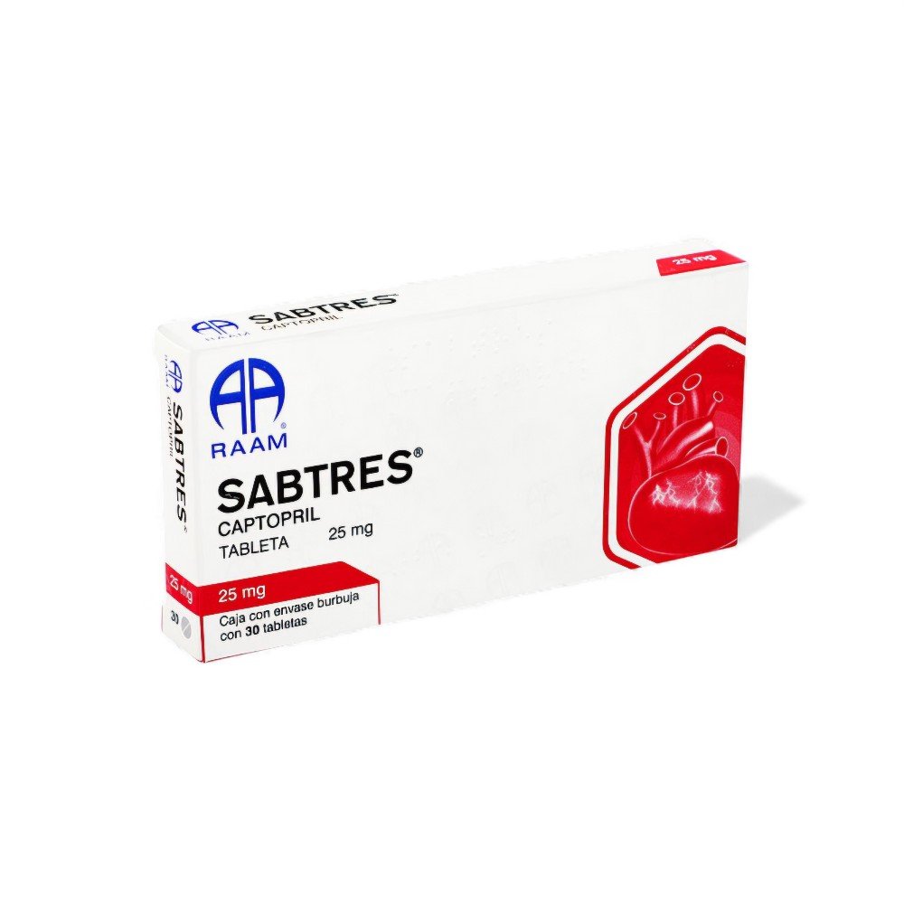 SABTRES 25MG 30 TABLETAS