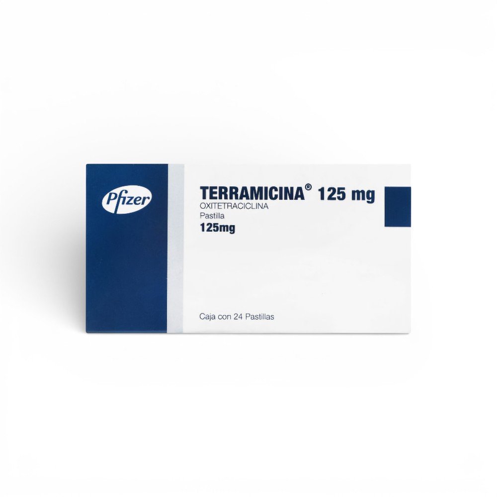 TERRAMICINA 24 Tabletas 125 mg