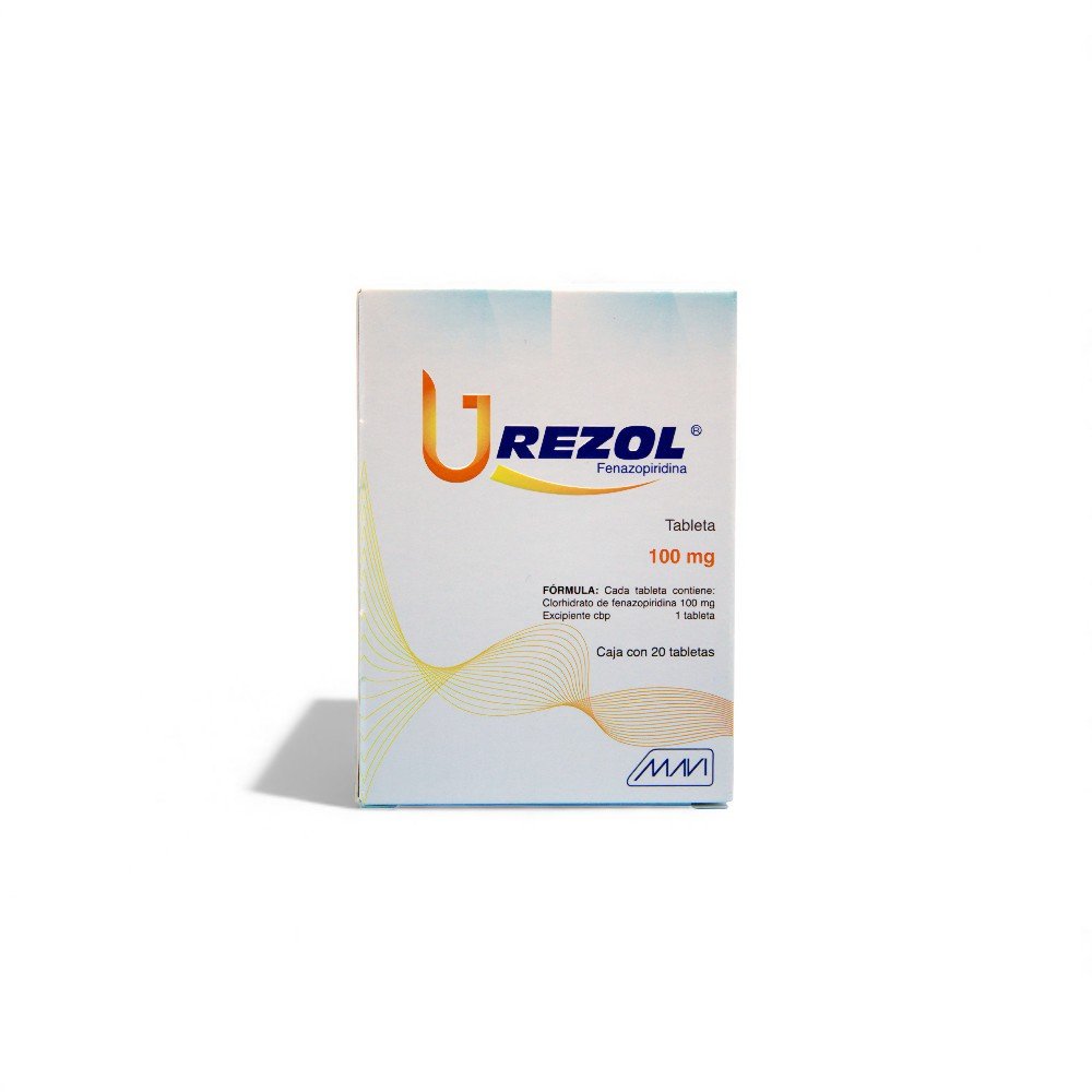 UREZOL 20 Tabletas 100 mg